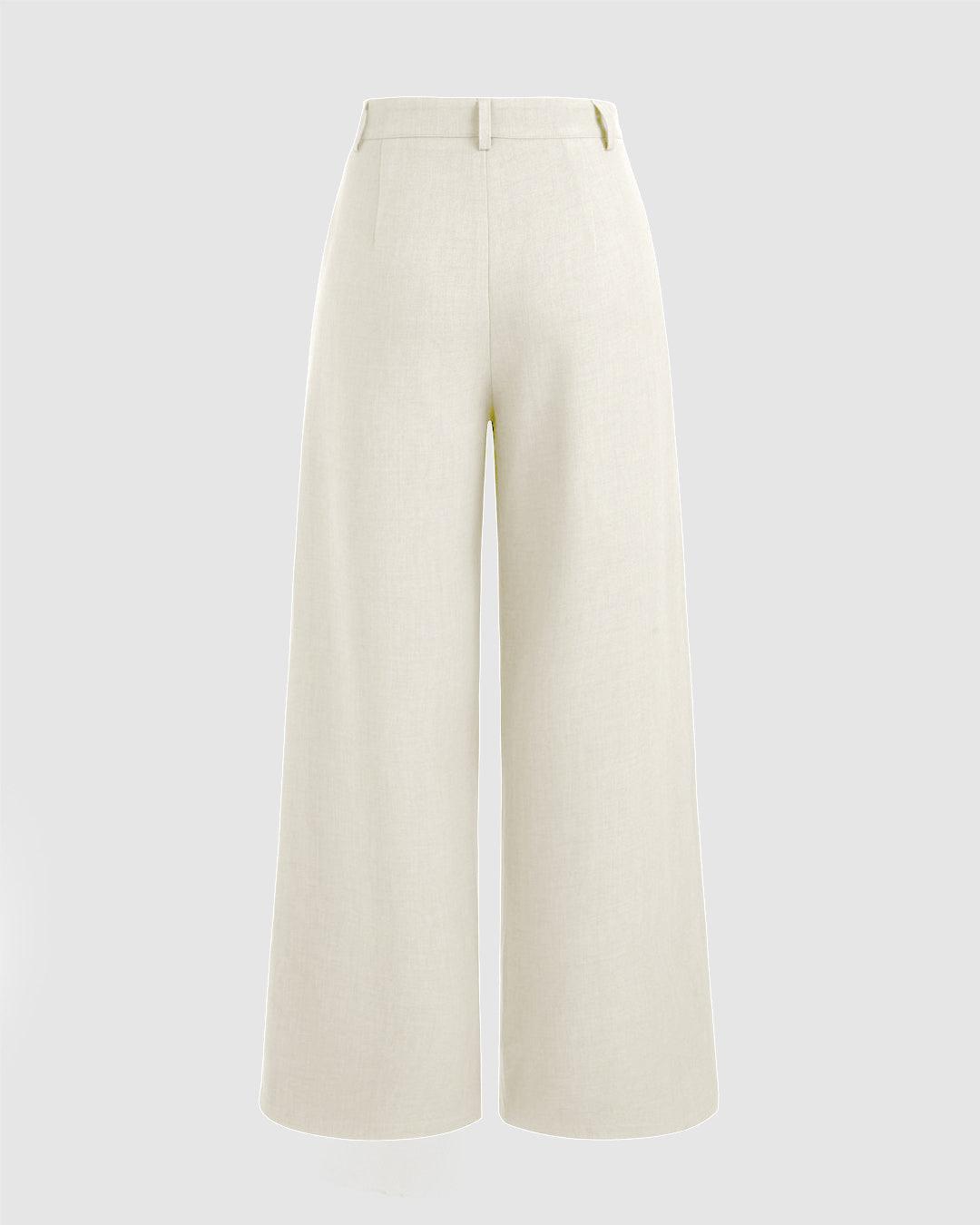 Mid-Rise Straight-Leg Trousers for a Classic, Flattering Silhouette