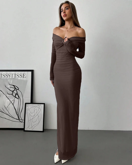 Off-Shoulder Mesh Top