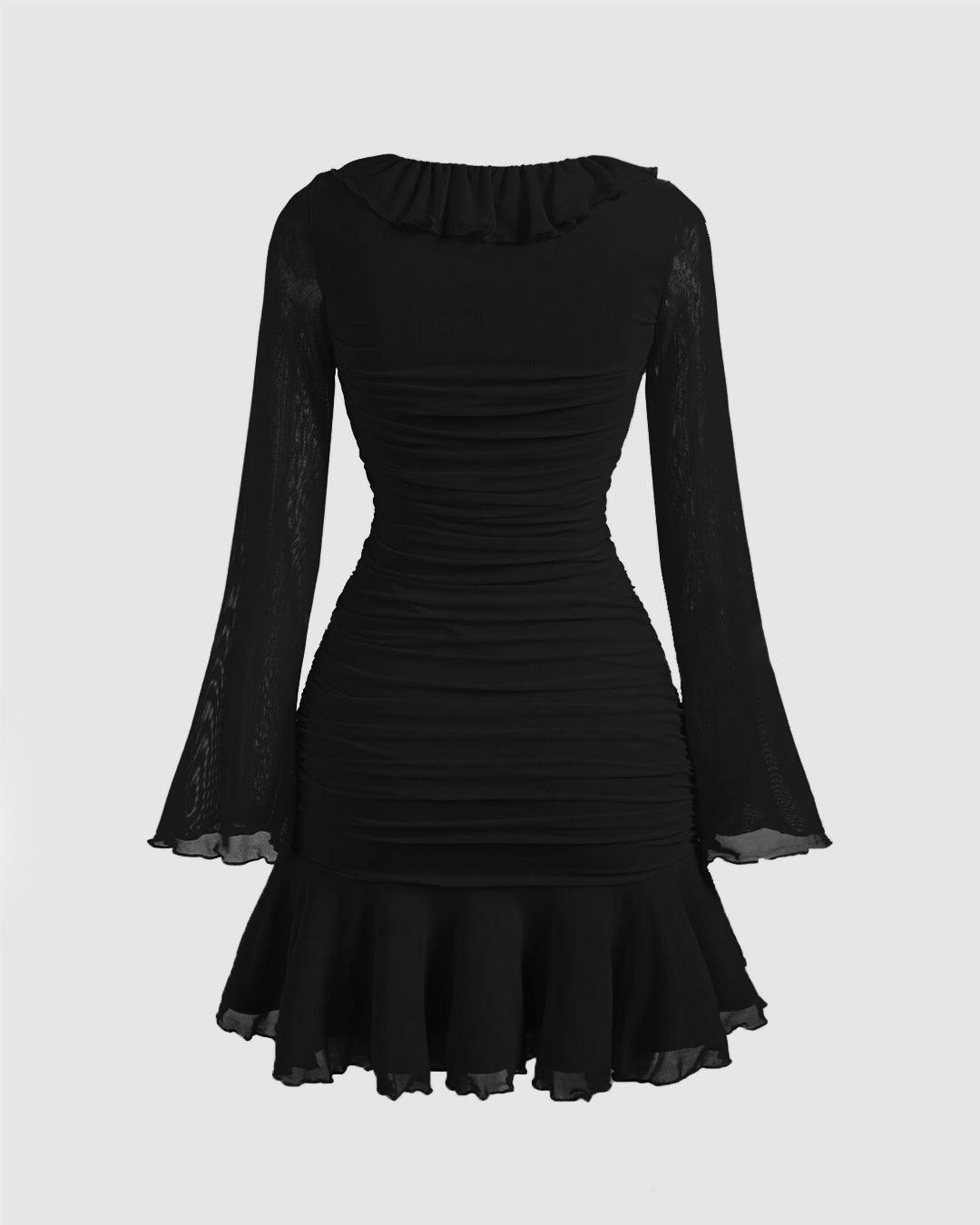 Flirty Ruffle Mini Dress